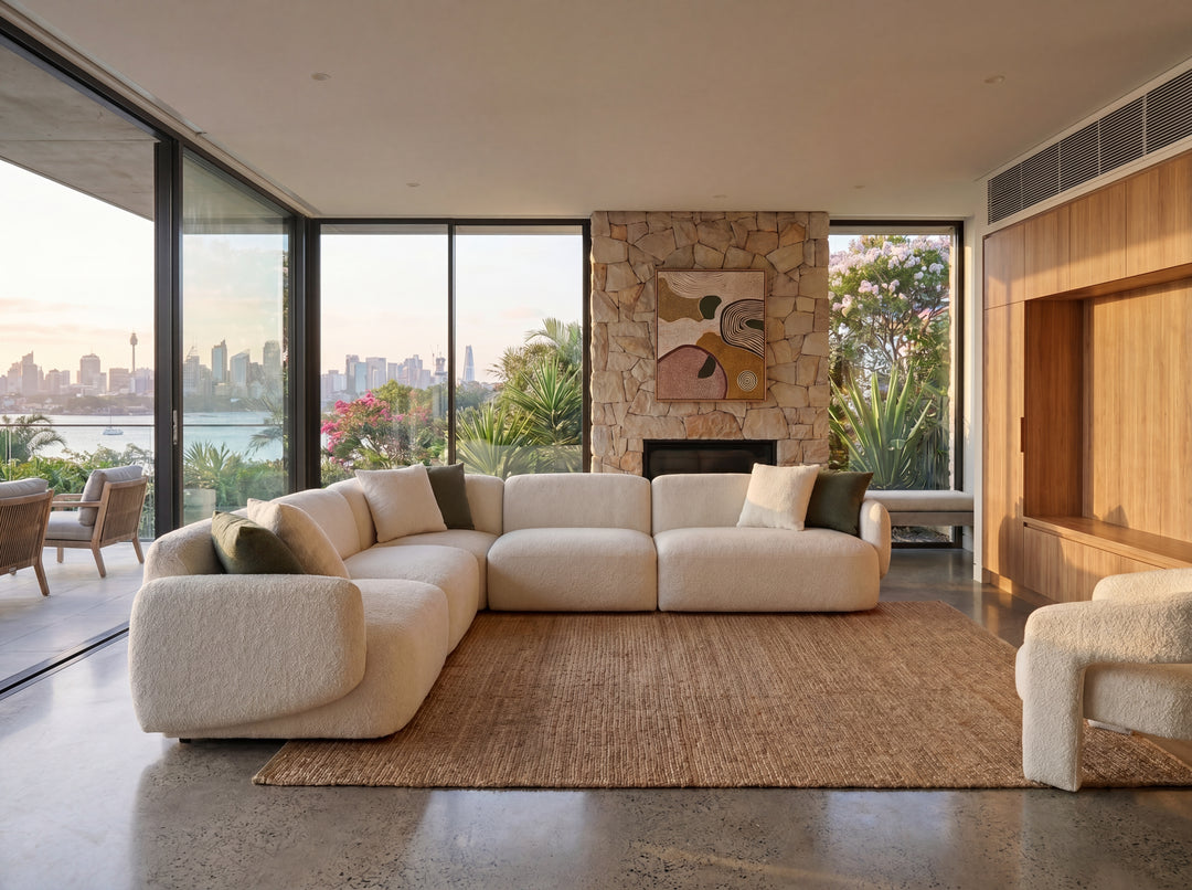 La Scala Modular Sectional Sofa – Deep Seat Lounge with Plush Arms