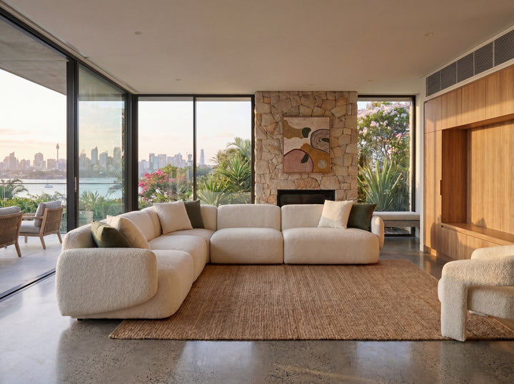 La Scala Modular Sectional Sofa – Deep Seat Lounge with Plush Arms