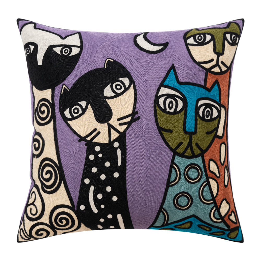 LurelBurchCatArtCushionCover