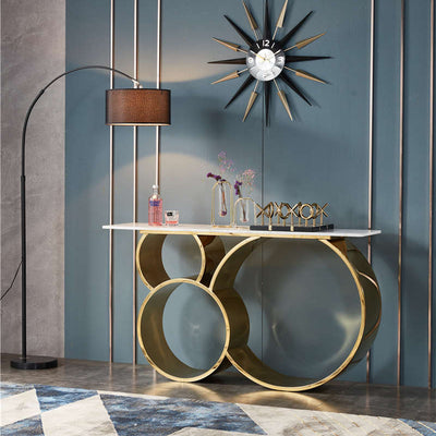 Luxo Marble Console Table