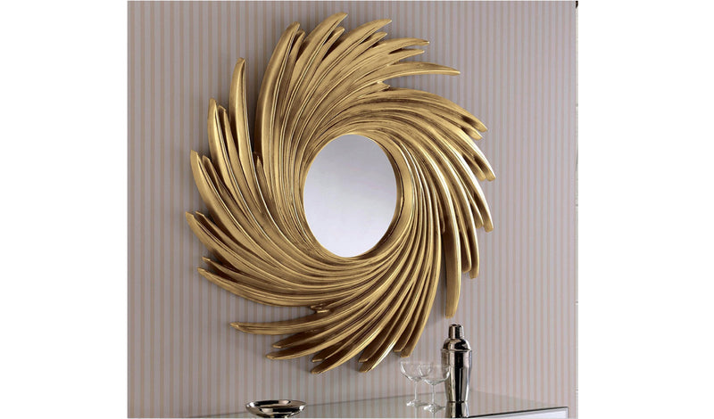 Luxo Swirl Designer Wall Mirror 100cm