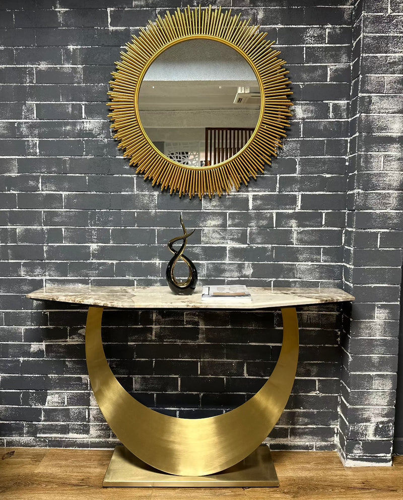 Modern Console Table with Designer Marble Top | Shop Now – Marco Furniture