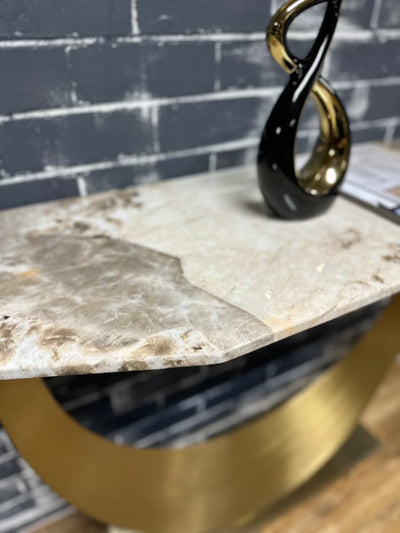 Moon Console Marble & Gold 150 CM