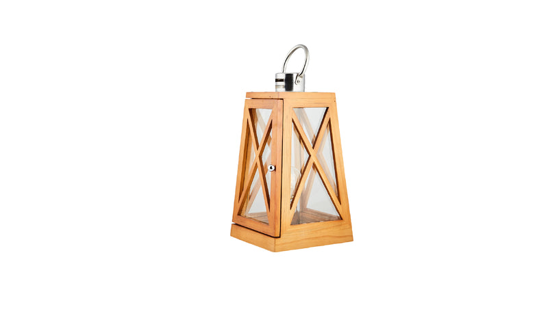 Natural Lantern Wooden Lamp
