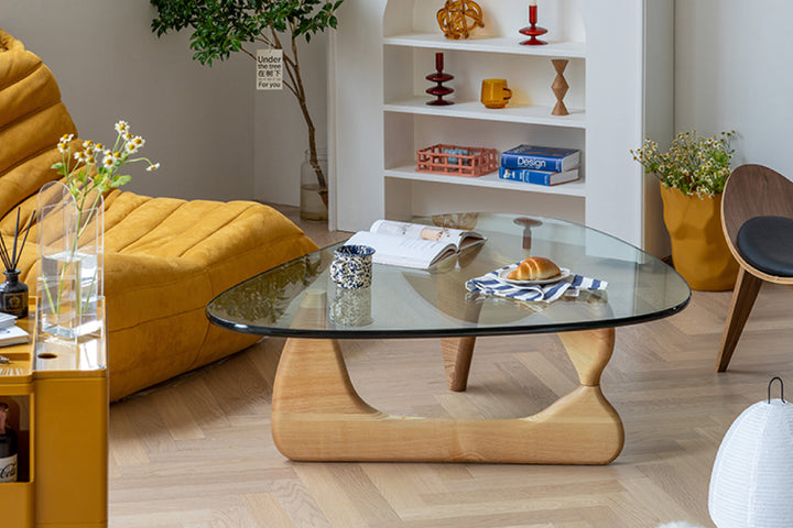 Classic Noguchi Glass Coffee Table Marco Furniture
