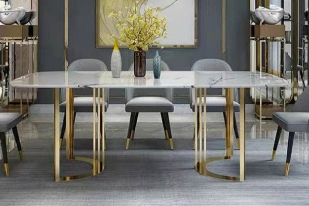 OSCAR WHITE CERAMIC DINING TABLE