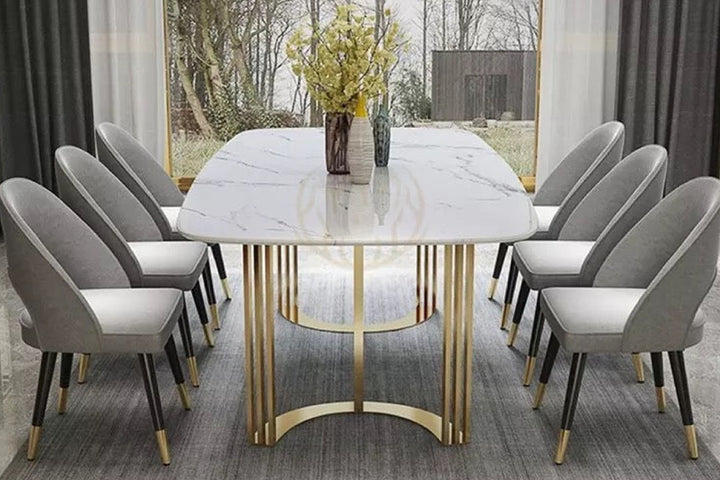 OSCAR WHITE CERAMIC DINING TABLE