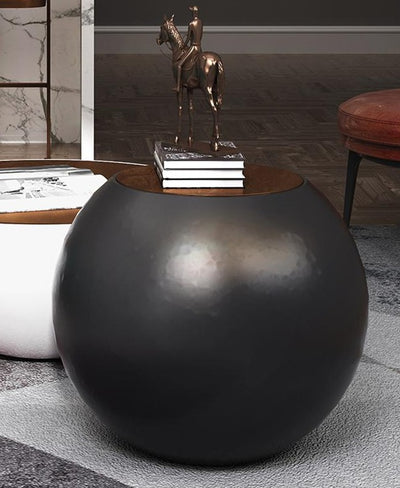 Oyster Side Table Black