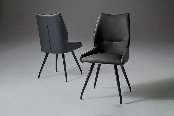 Oz Designer High Back Faux Leather Dining Chair