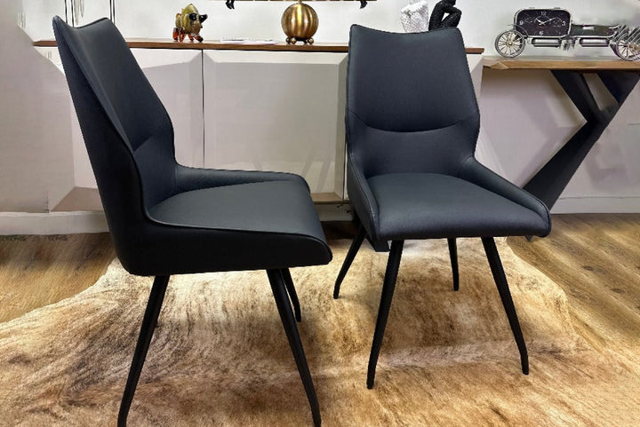 Oz Designer High Back Faux Leather Dining Chair