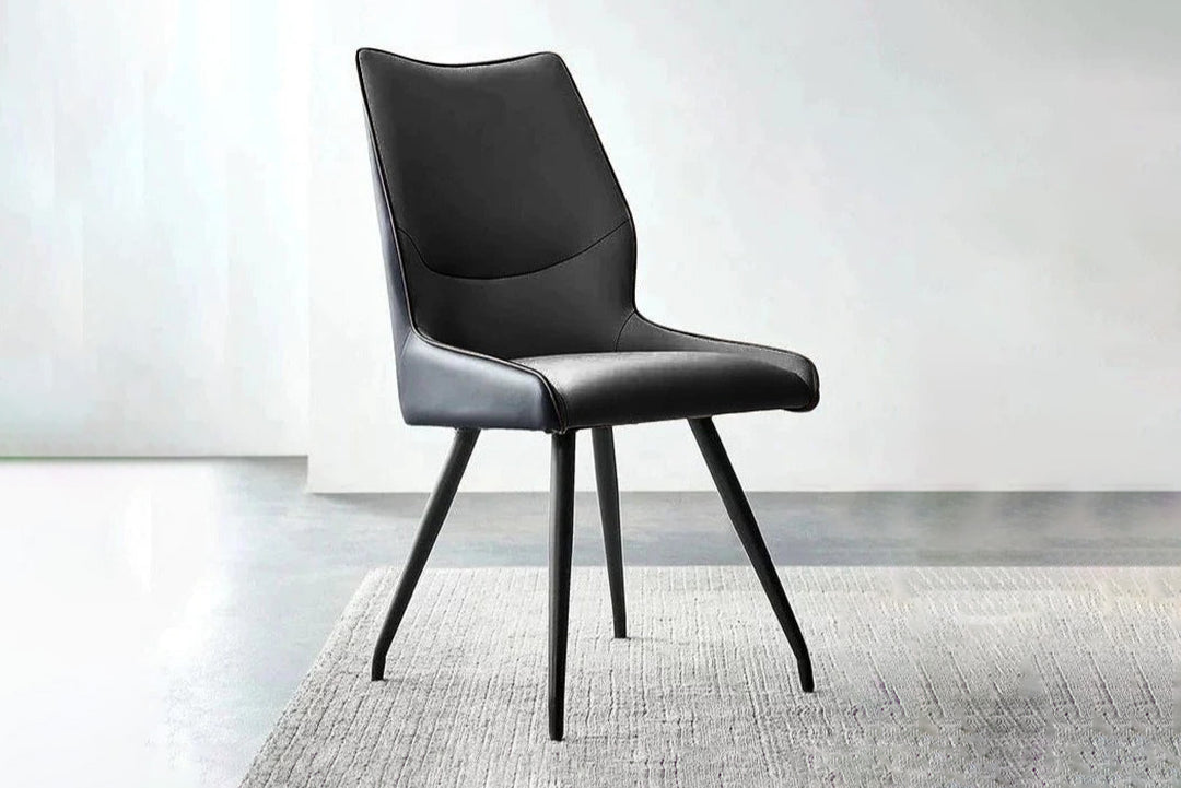 Oz Designer High Back Faux Leather Dining Chair