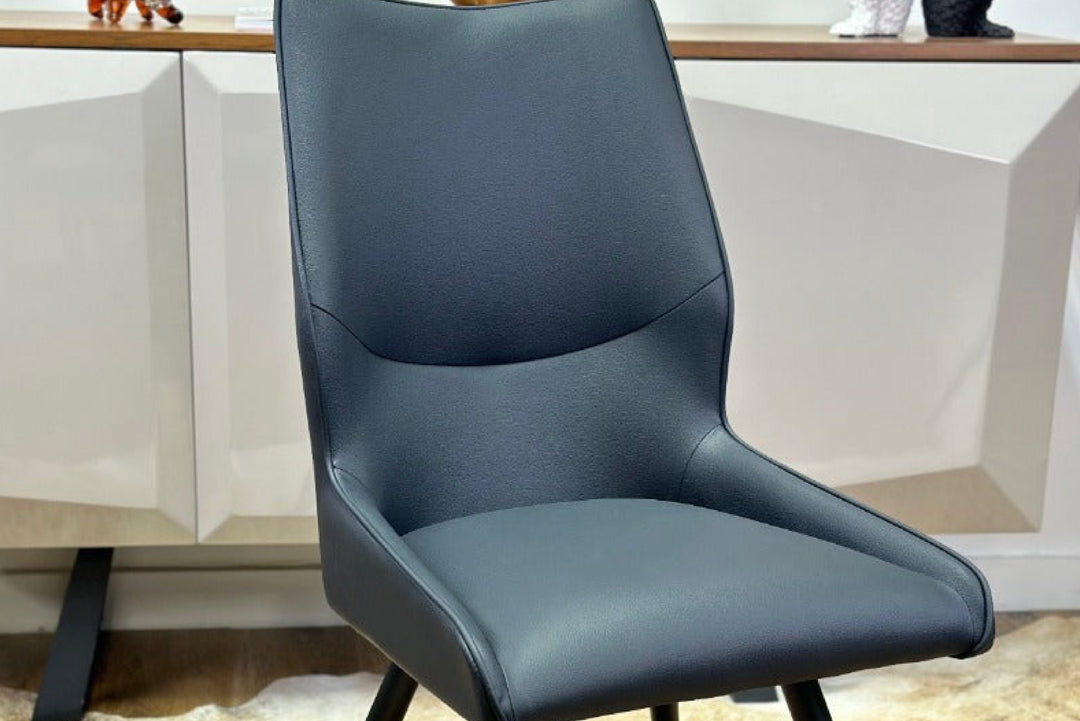 Oz Designer High Back Faux Leather Dining Chair