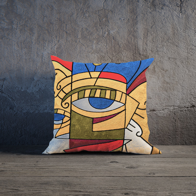 Picasso Eye themed Cushion