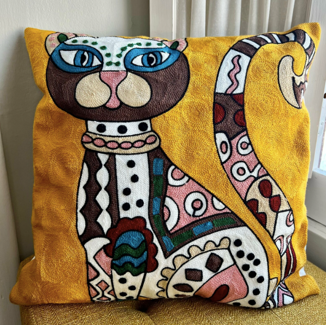 PicassoInspiredEmbroideryCushionCovers