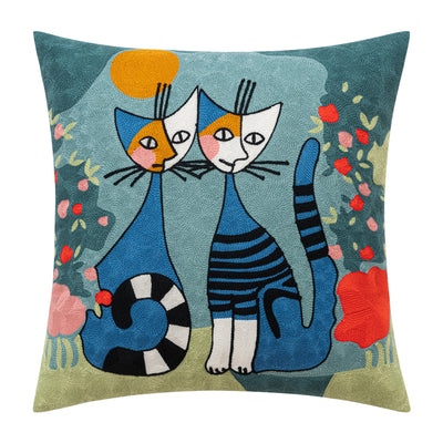 Picasso Stylish Cat Love Cushion
