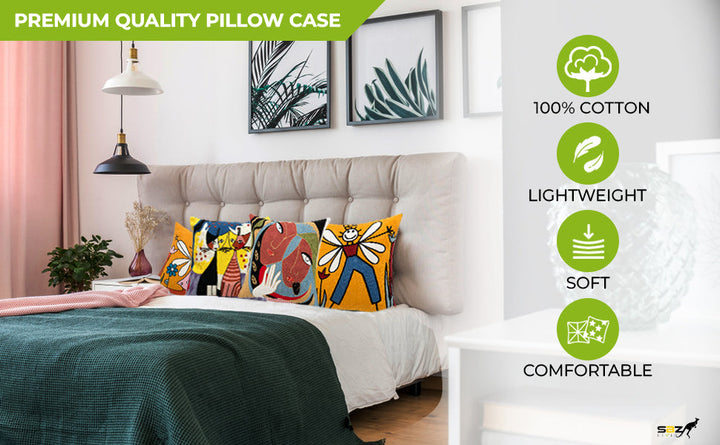 Picasso Stylish Cat Love Cushion