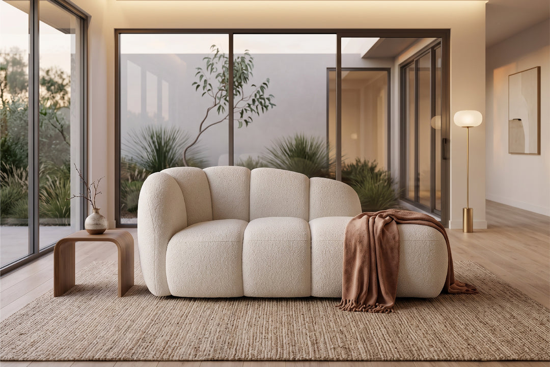 Renali Boucle Cloud Sofa Set – Modern Lounge Sofa