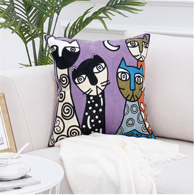 SimSam Family Picasso Inspired Cushion