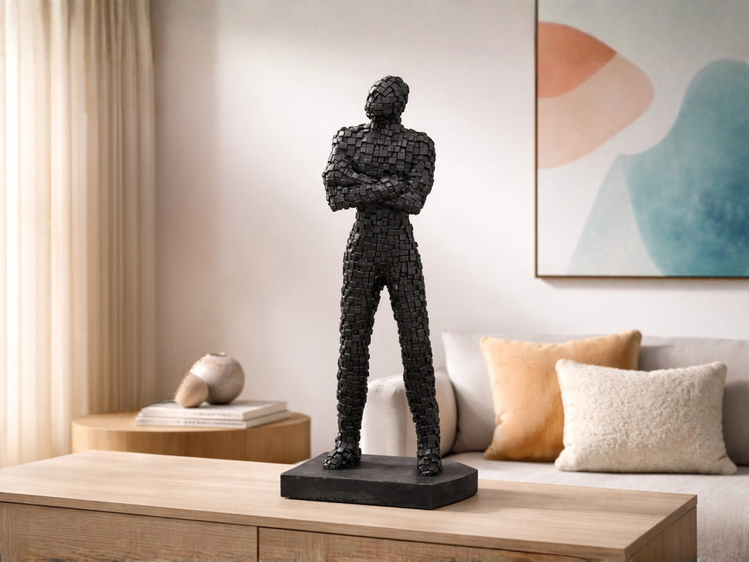 Standing Brickman Black