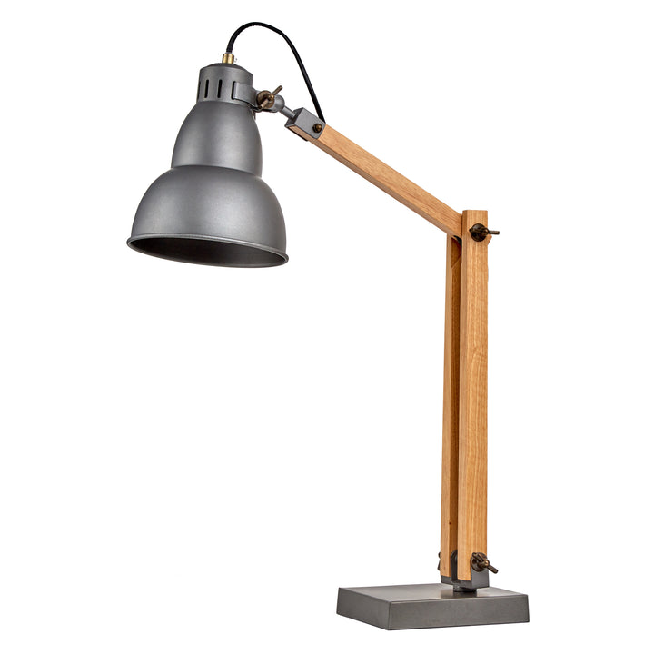 Gigi Table Lamp Grey Gourd Shade