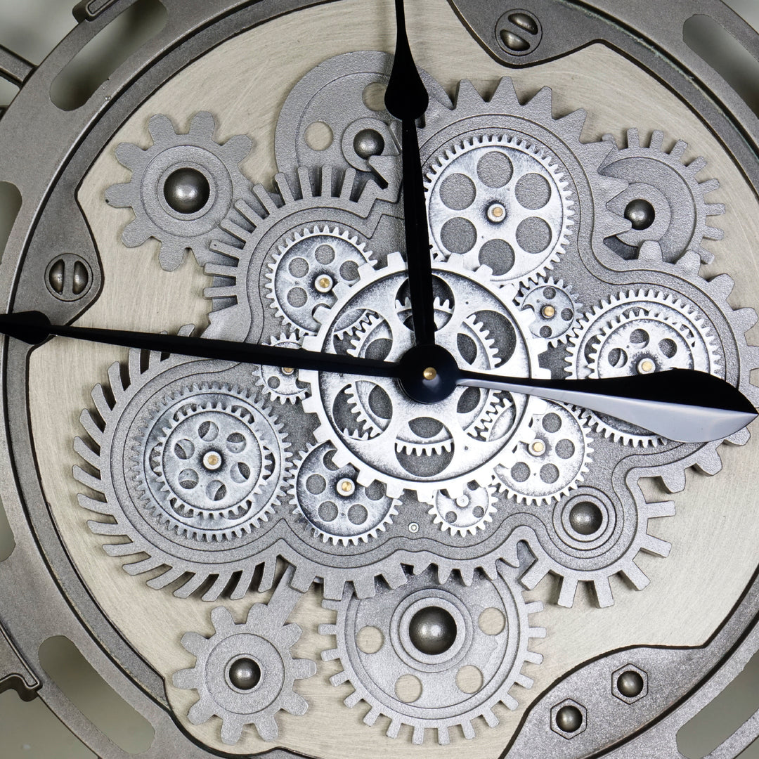 Vintage Metal Wall Clock (80 cm)