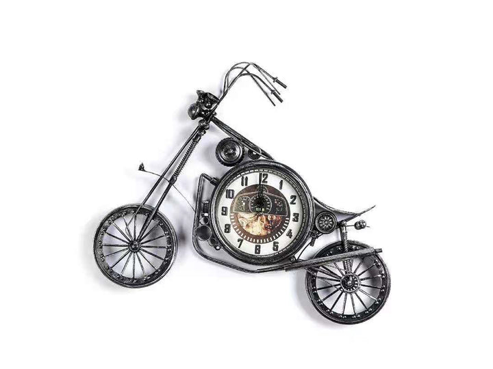 Vintage Style Bike Wall Clock (67x58 cm)