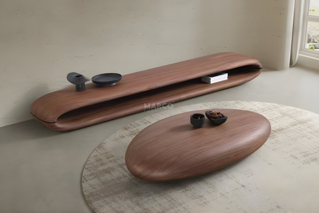 Venus Pebble Oval Coffee Table