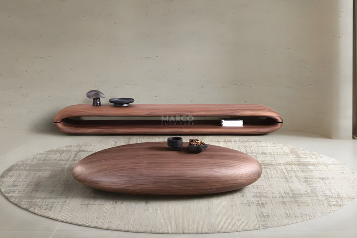 Venus Pebble Oval Coffee Table