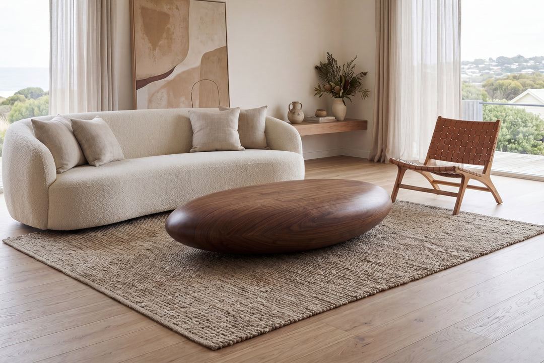 Venus Pebble Oval Coffee Table