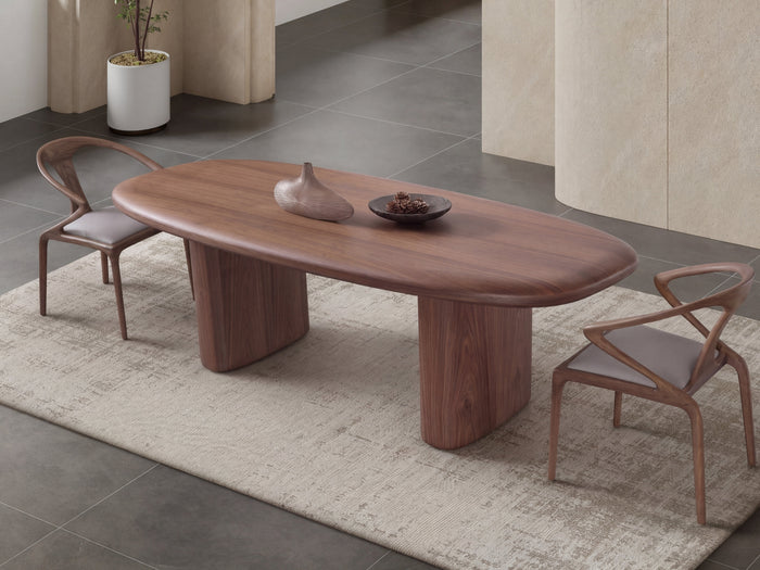 Venus Walnut Oval Dining Table (200cm)