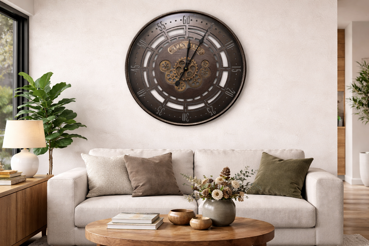 Tromma Industrial Gear Wall Clock