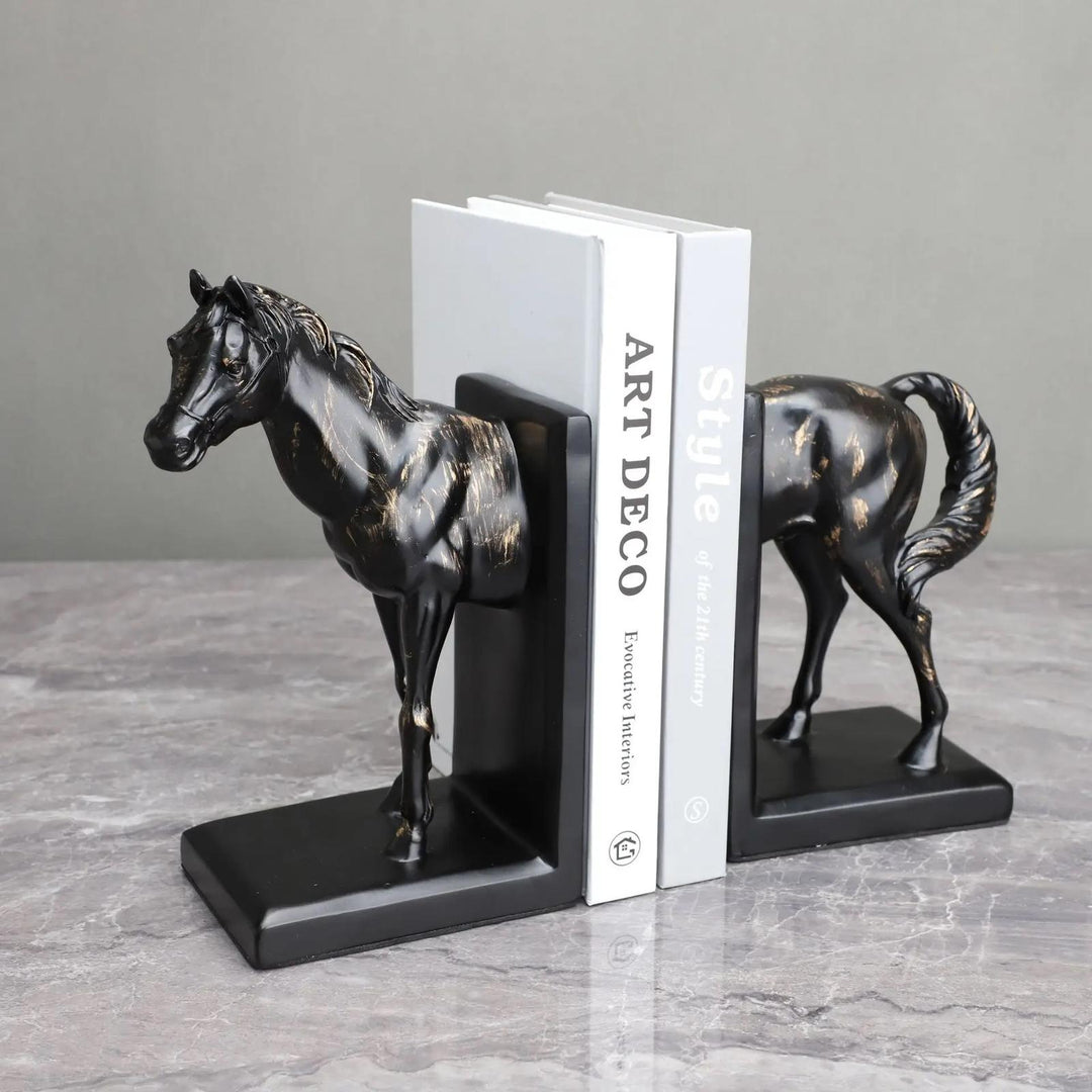 Vintage Horse Bookend 1
