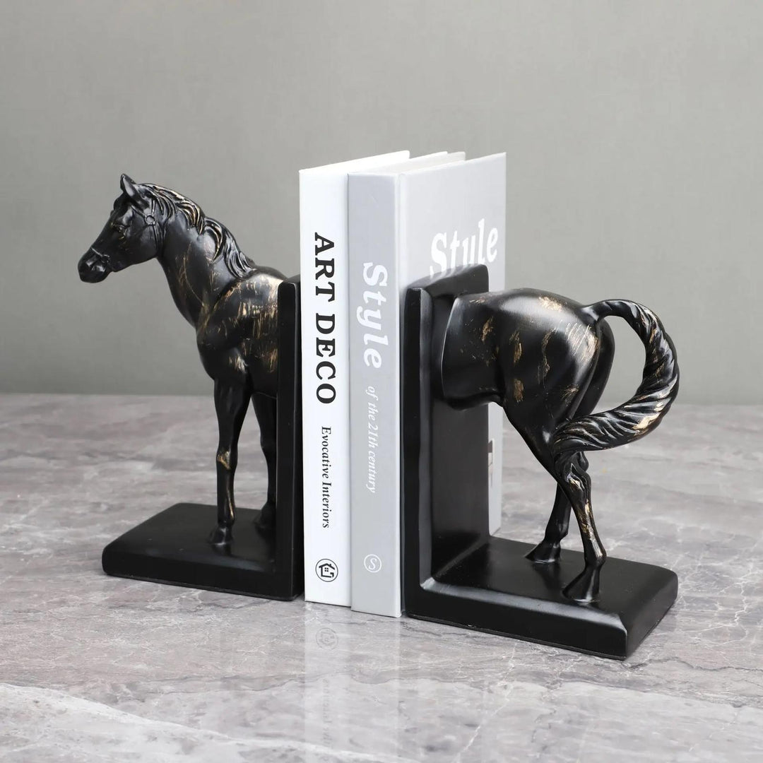 Vintage Horse Bookend 2