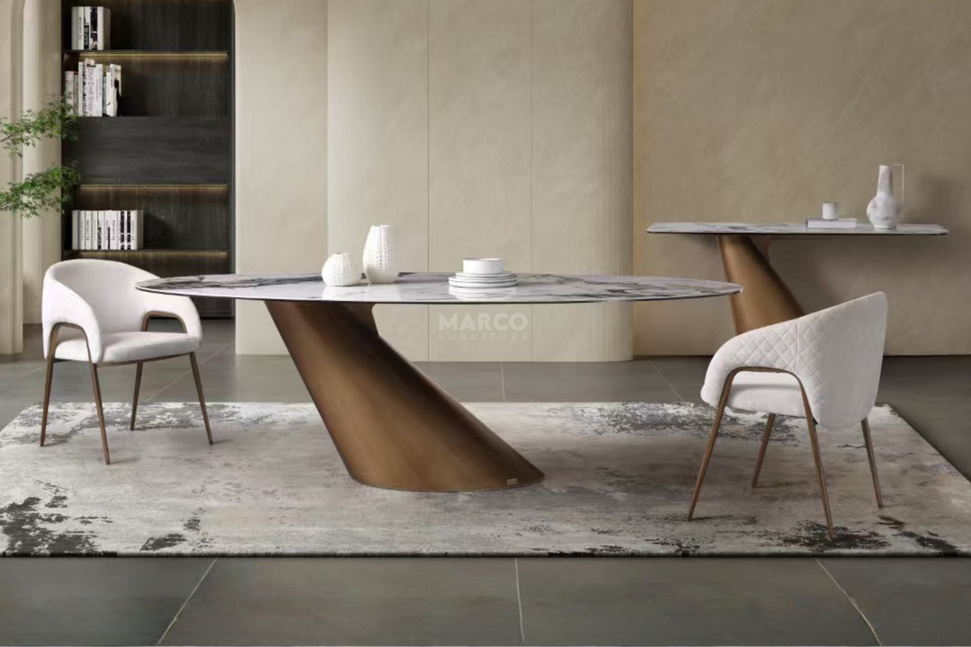 Vita Luno Sintered Stone Dining Table
