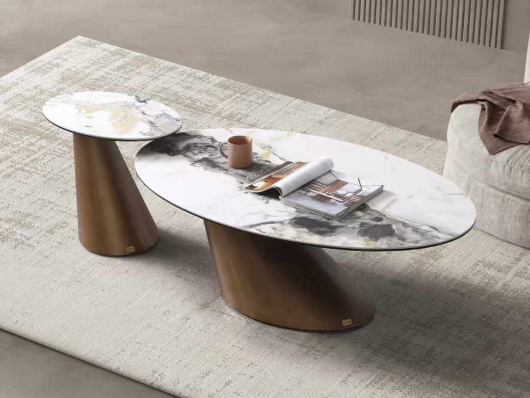Vita Luno Sintered Stone Coffee Table