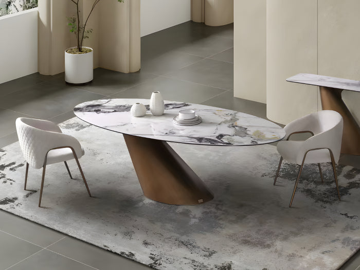 Vita Luno Sintered Stone Dining Table