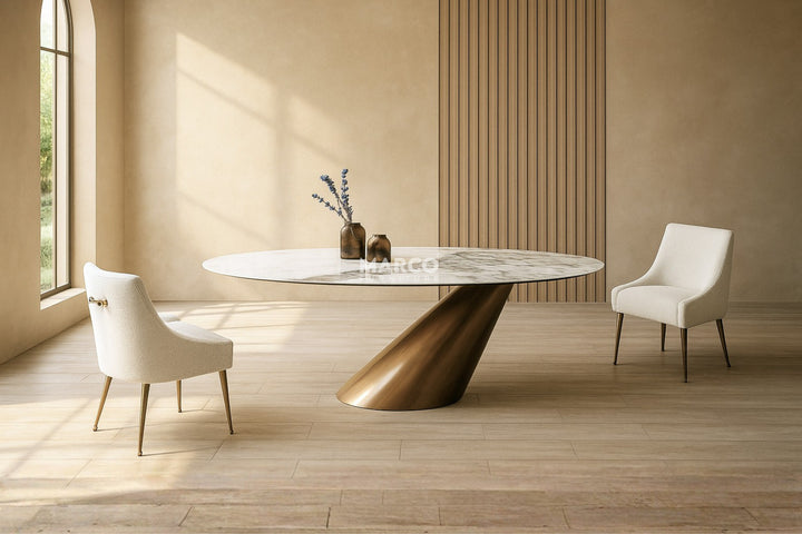 Vita Luno Sintered Stone Dining Table
