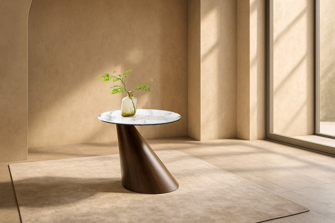 Vita Luno Sintered Stone Corner Table