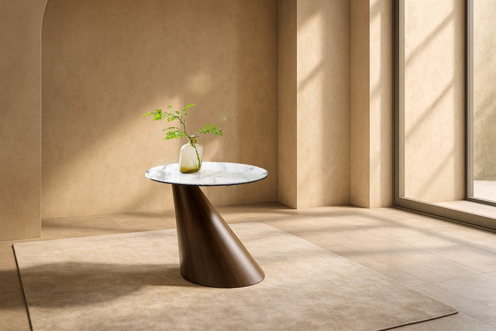 Vita Luno Sintered Stone Corner Table