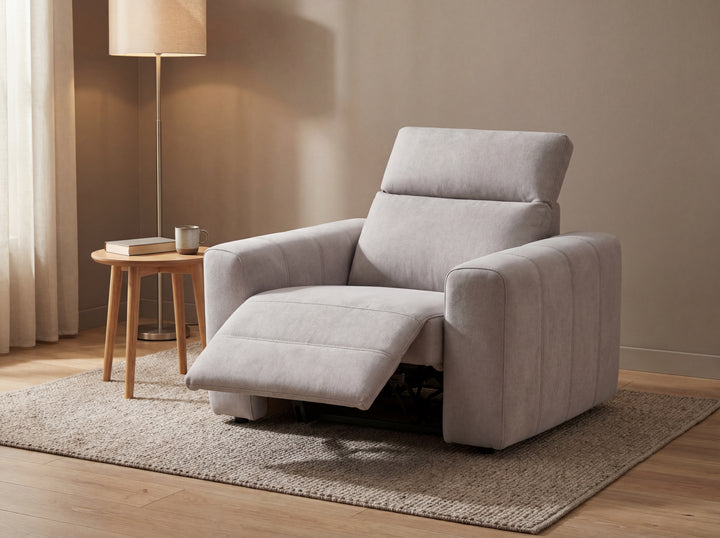 Arizona Fabric Reclining Sectional Sofa with Adjustable Headrests