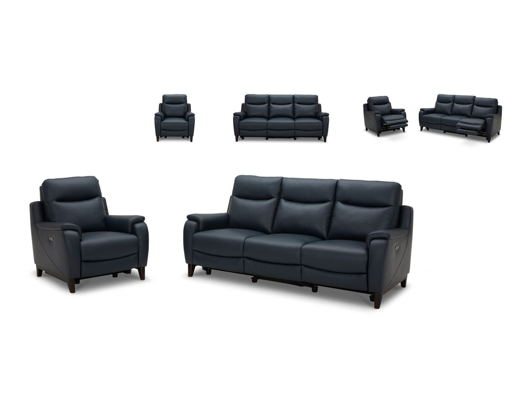 Captiva Leather Recliner Lounge –  Electric Reclining Sofa