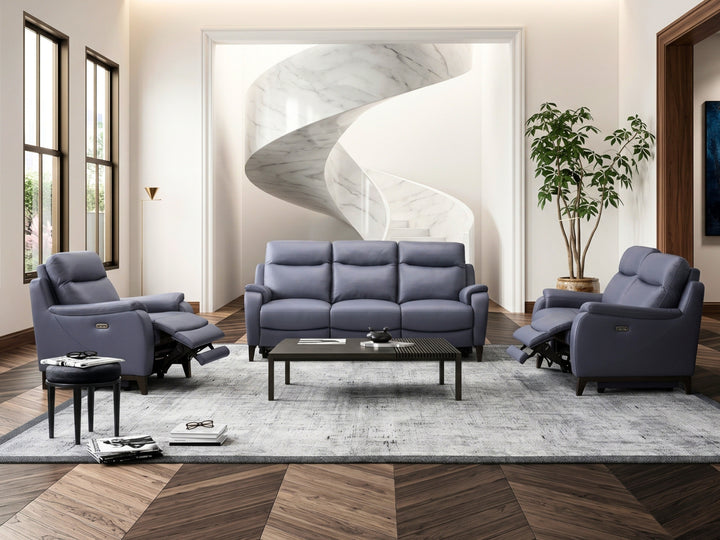 Captiva Leather Recliner Lounge –  Electric Reclining Sofa