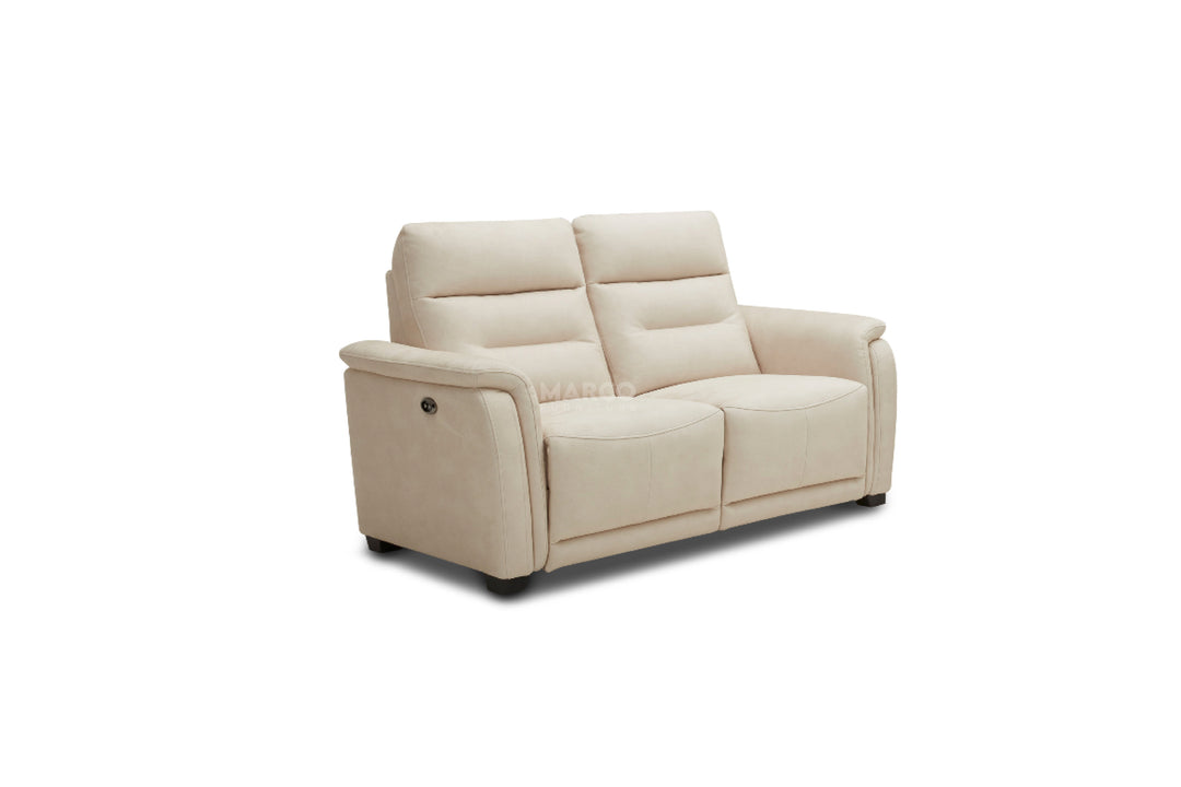 Beige sofa on a white background