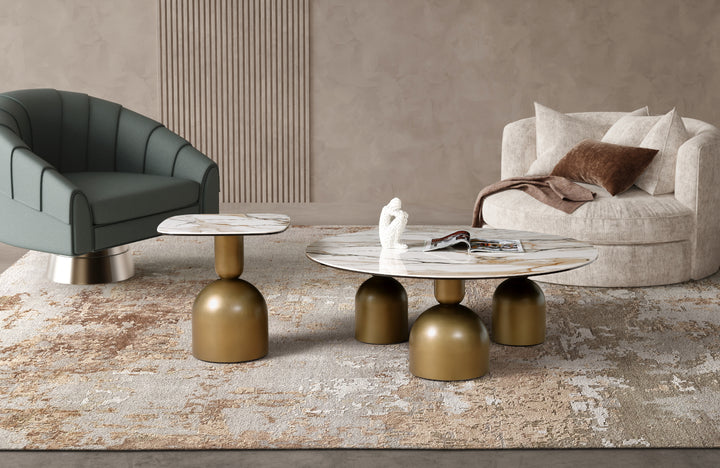 Casa Bella Sintered Stone Coffee Table Set