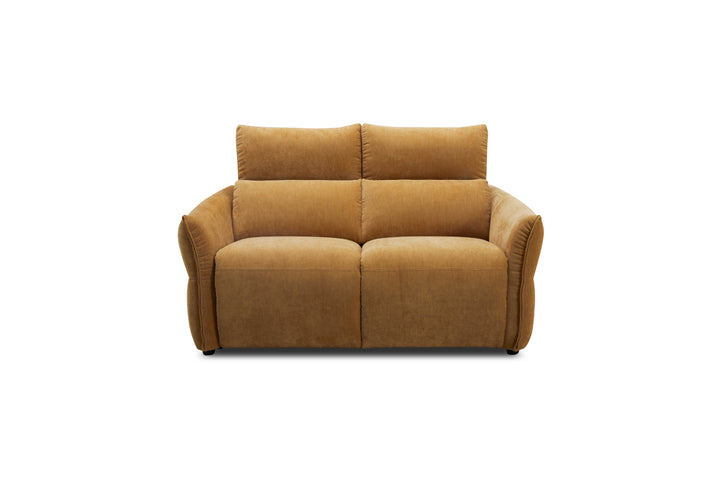 Brown sofa on a white background