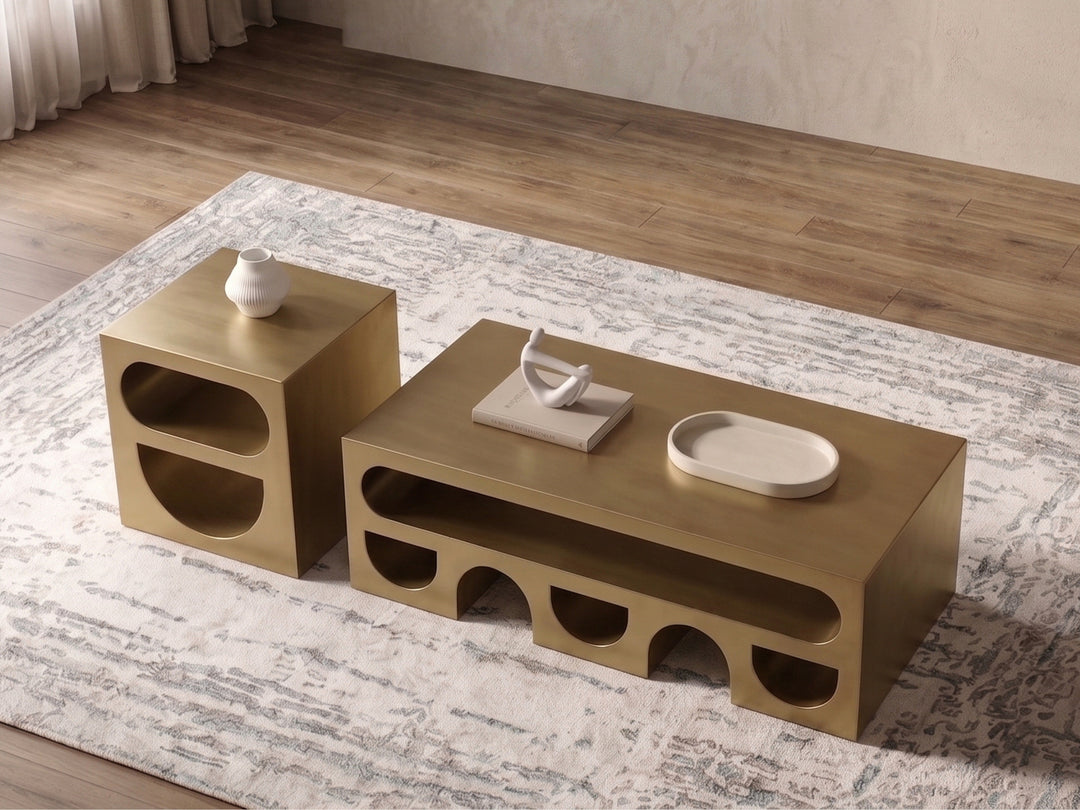 Dublin Metal Coffee Table Set