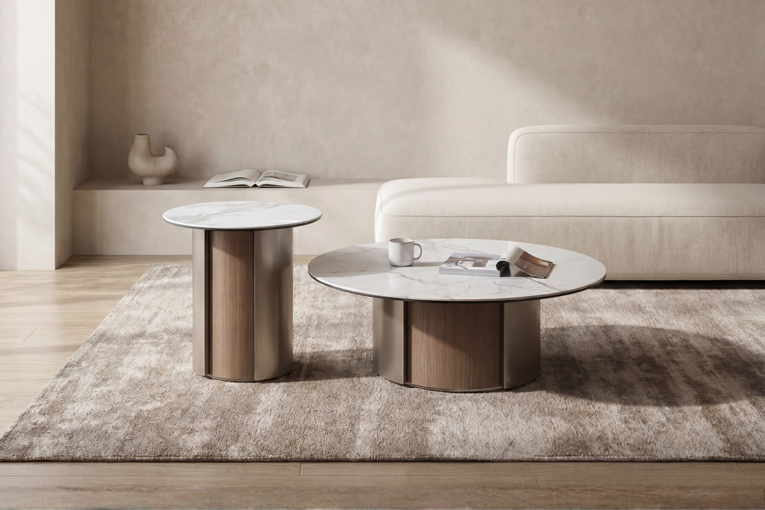 Forma Bella Sintered Stone Corner Table