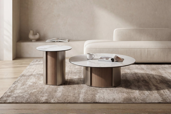 Forma Bella Sintered Stone Corner Table