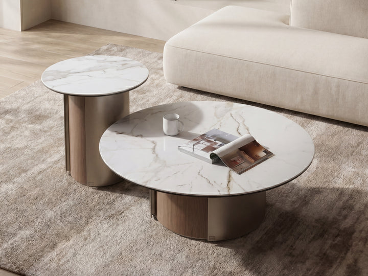 Forma Bella Sintered Stone Corner Table