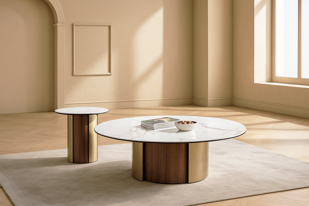 Forma Bella Sintered Stone Corner Table